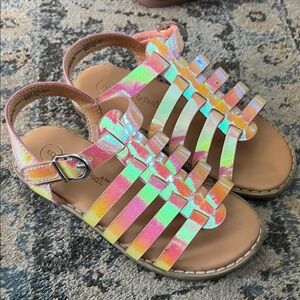 Cat & Jack Iridescent Kids Sandals